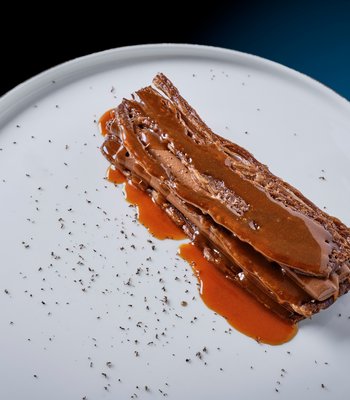 Chocolate Cocoa / Chocolate Ghana 80% / Smoked Paprika / Miso - Gourmet restaurant in Prague